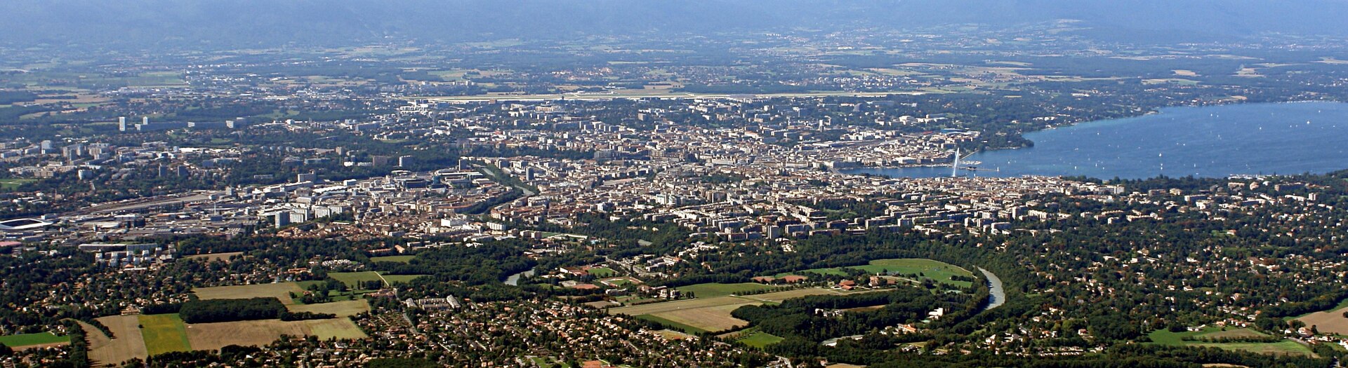 Geneva from Mount Salève